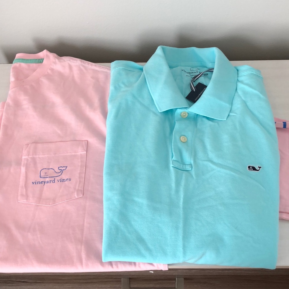 2 vineyard vines shirts